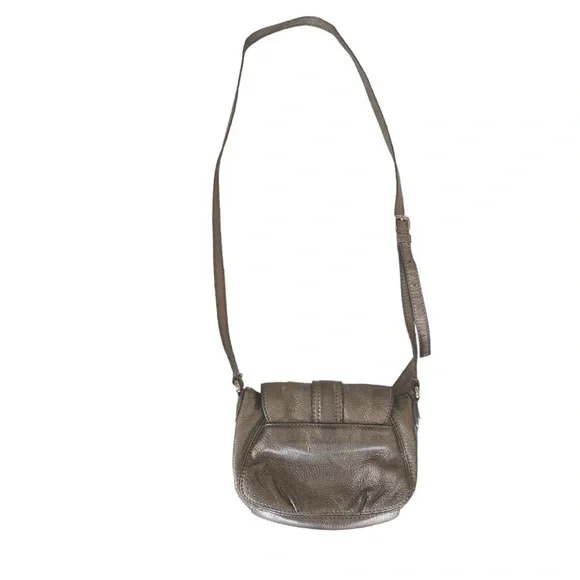 Michael Kors Brigette Pebbled Leather Mini Crossbody, Metallic Gold - Picture 3 of 9